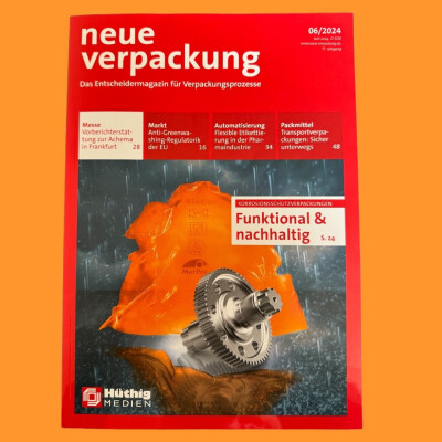 An article in the magazine Neue Verpackung 06/2024 - An article in the magazine Neue Verpackung 06/2024