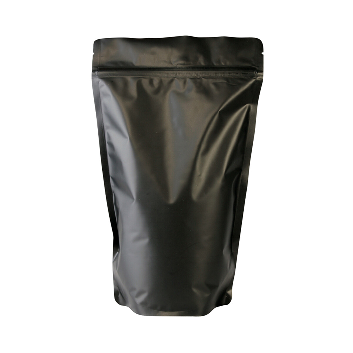 Stand-up pouch - matt black 160x270+80mm - 750ml